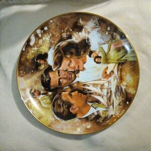 Vintage actor plate